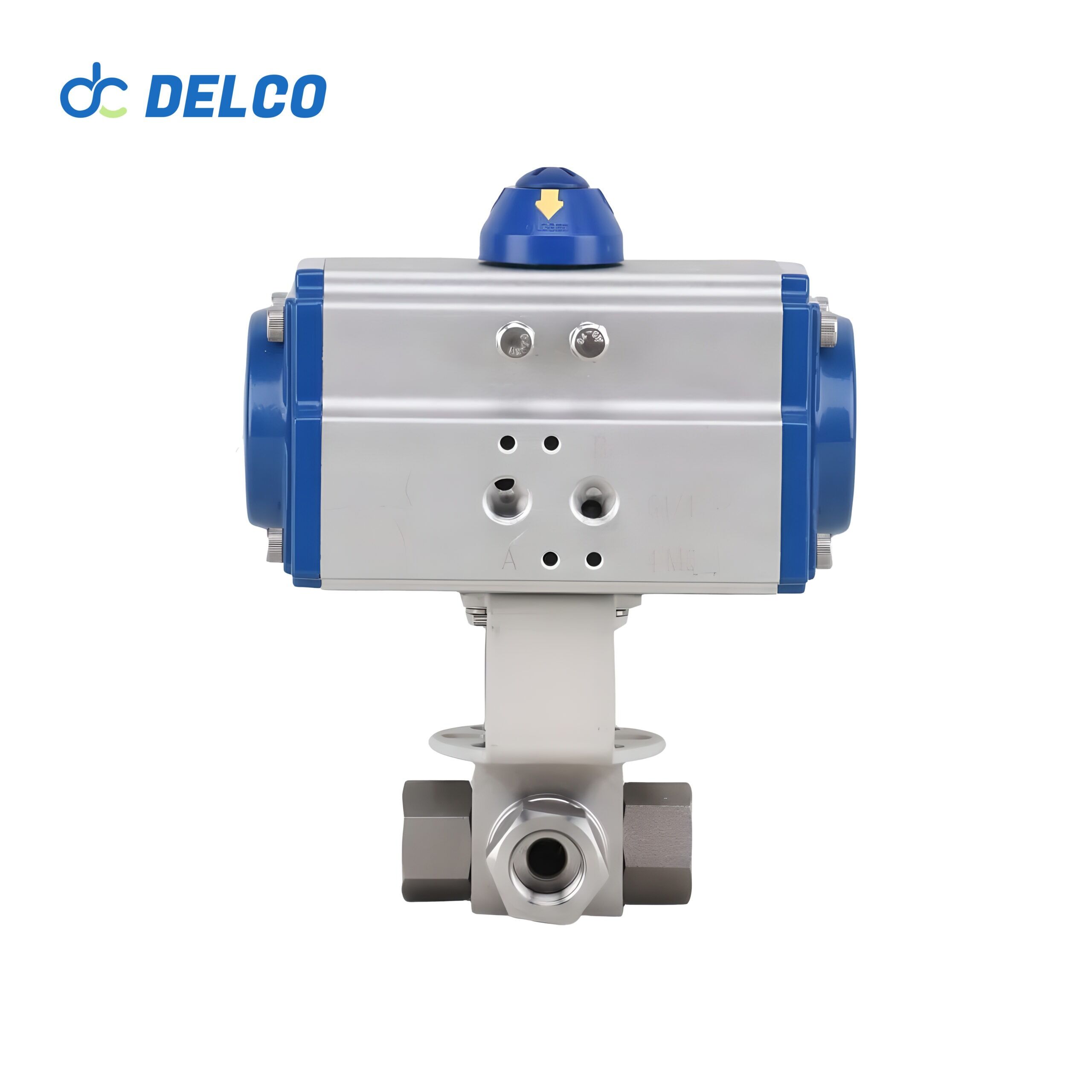 Pneumatic PVC 3 Way Ball Valves